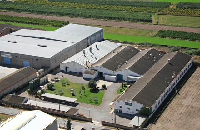 Aerial view of Gorina Snooker Cloth headquarters in Menàrguens, Spain, highlighting our legacy in premium billiard cloth manufacturing.
